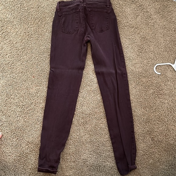 dark purple jeans size 26 - Picture 2 of 2